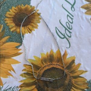 Silver Butterfly Forever Pendant Necklace